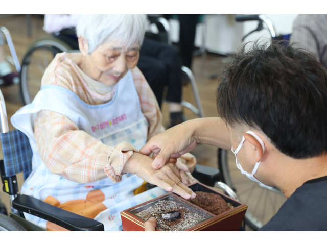 職員と一緒に😄