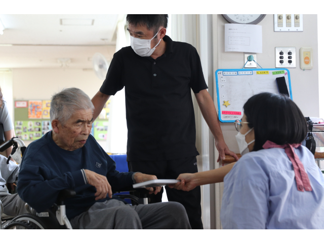 受付で飲み物選んで😄