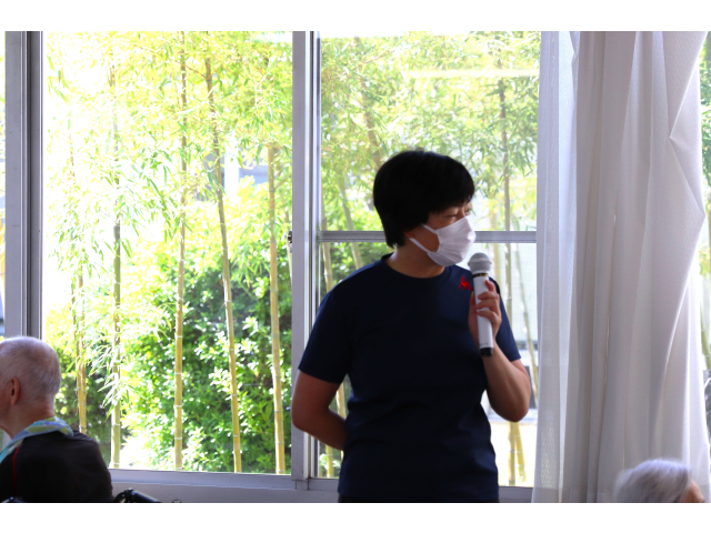 管理栄養士から本日の誕生日メニューの紹介😋