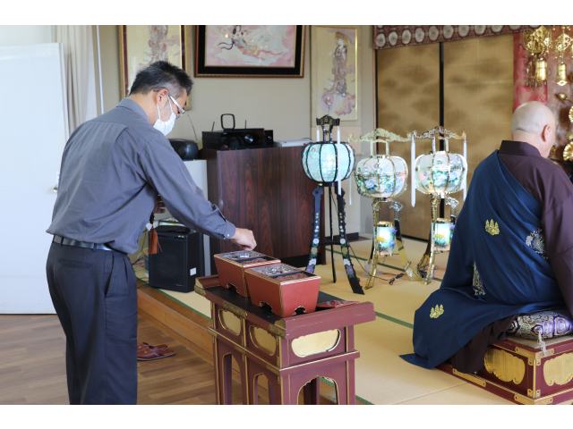 苑長からお焼香しました🤌💨