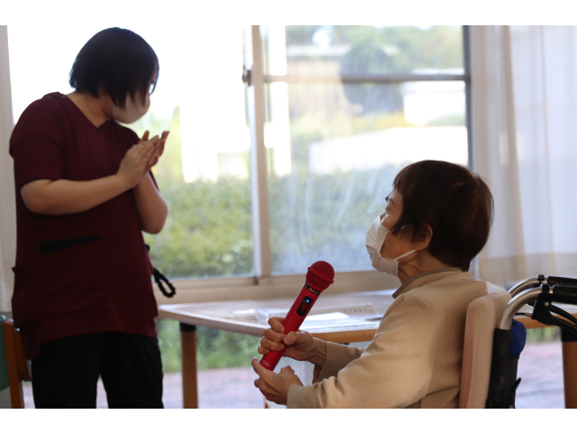 しっかりと歌っていました🎶