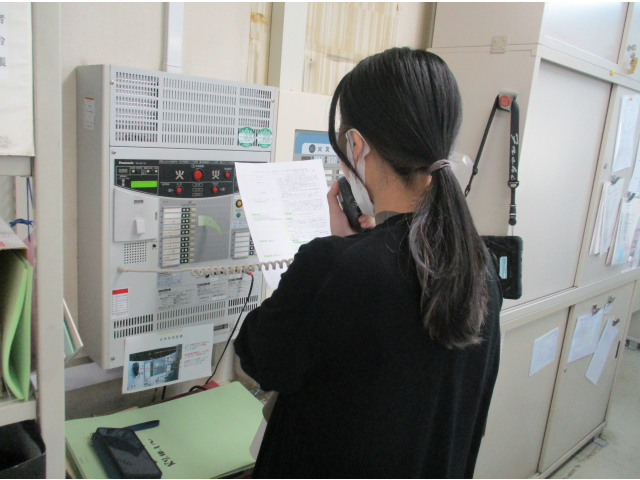 避難訓練開始放送🎙