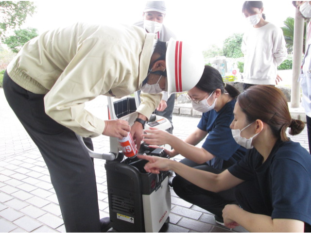ガスボンベでの発電機取り扱い💡