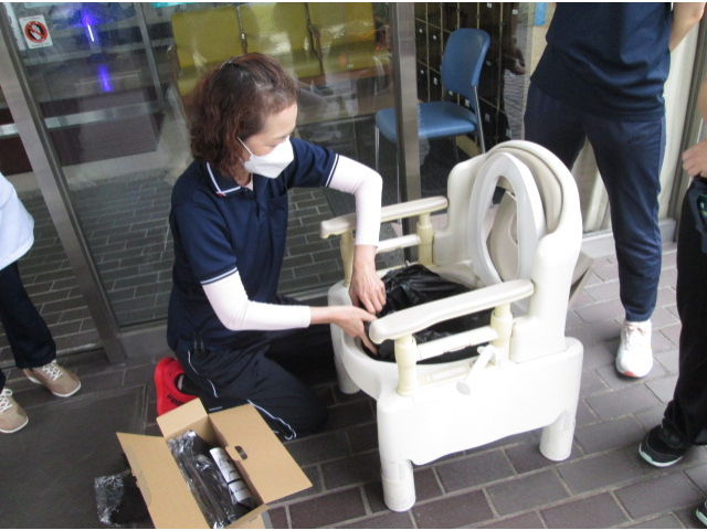 非常用トイレも実際に使ってみました🚾