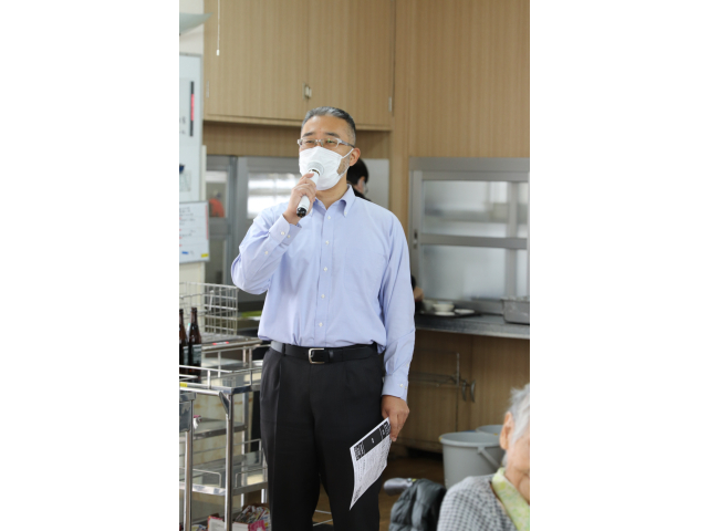 苑長よりお祝いの言葉🗣️