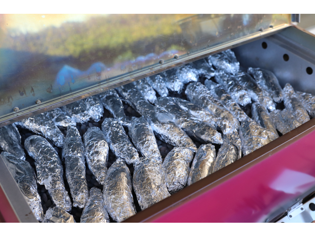 芋をびっしり並べて🍠