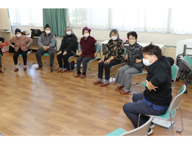 介護予防体操や冬に気を付けたいヒートショックについて