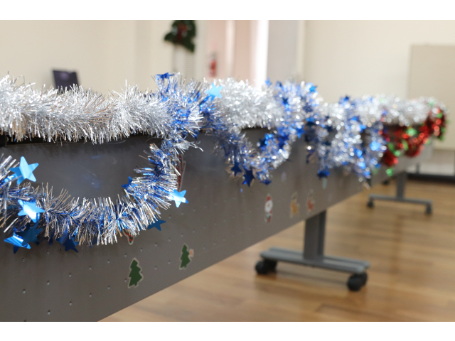 譜面台も煌びやかに装飾✨