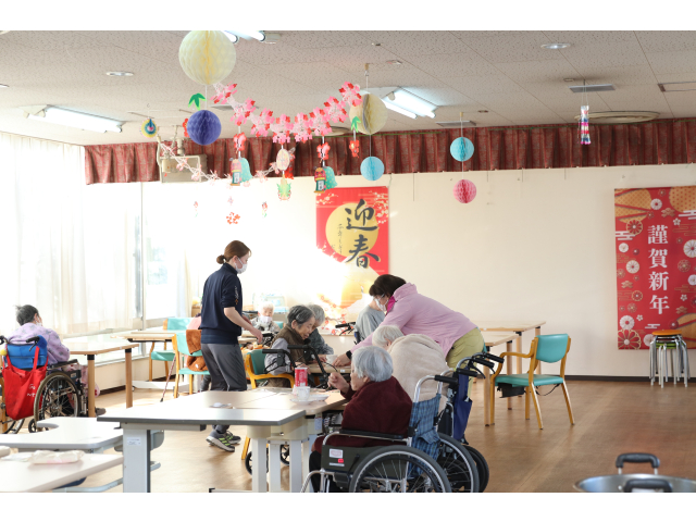 会場も正月飾りで雰囲気を楽しんでいただきました🤭