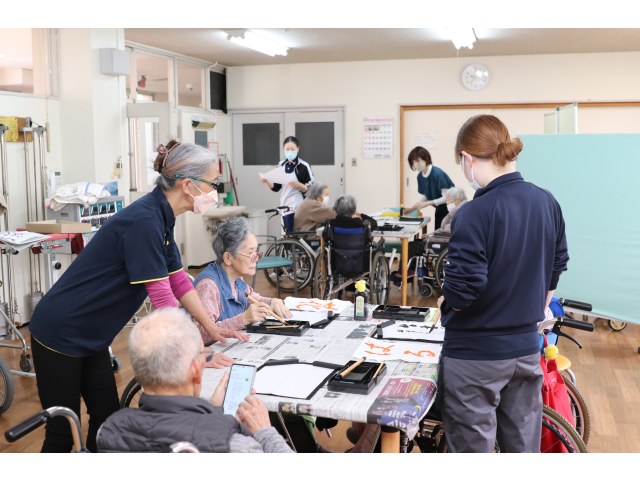 みんなで書き初め🖌