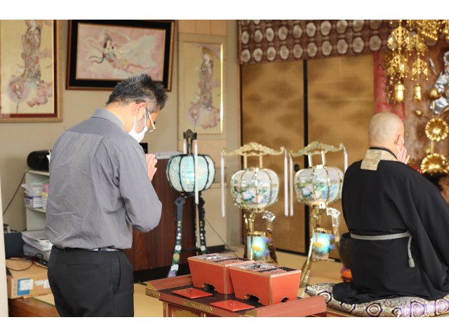 苑長から順にお焼香しました🤌💨