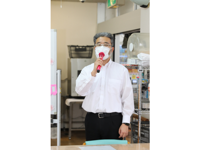 苑長から新年度のご挨拶を🎤