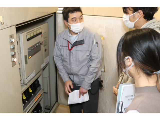 自家発電機器の使用方法についても説明していただきました💡