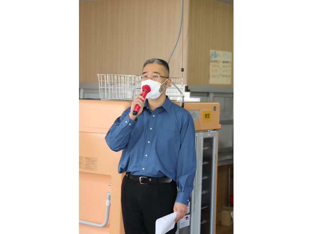 苑長からお祝いのお言葉🗣️