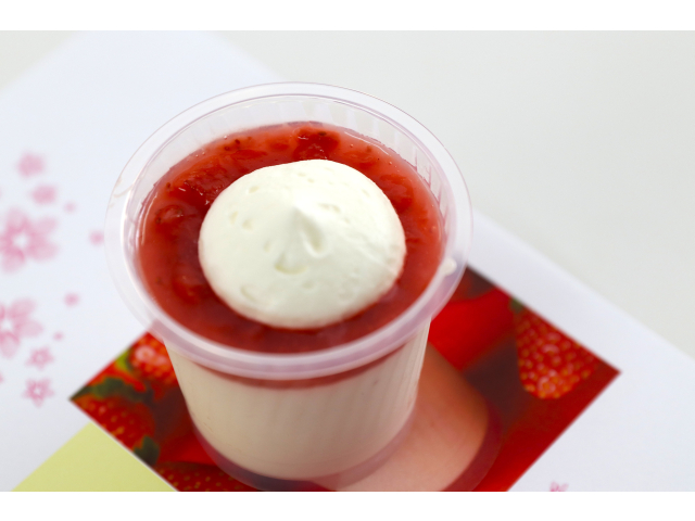 美味しかったと好評だったいちごプリン🍓🍮