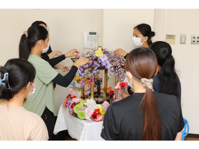 段々華やかになってきました😆