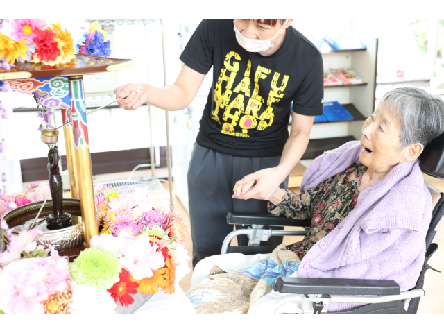 私が代わりにかけるよ😄