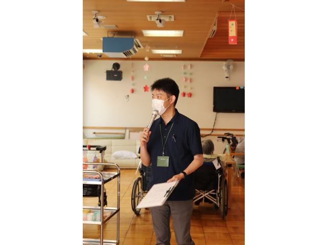 司会進行は生活相談員🎤