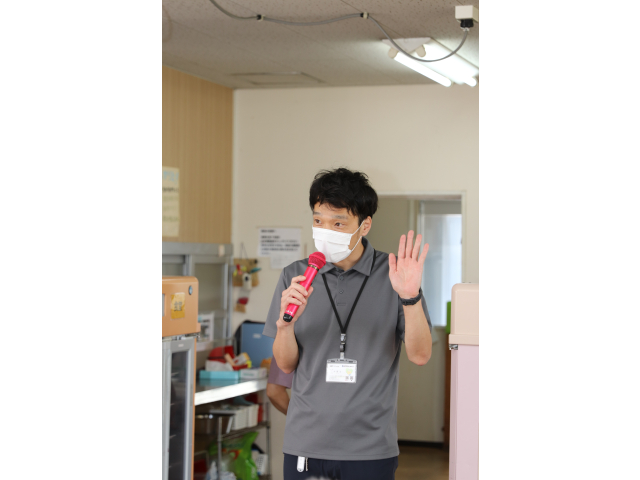 次長より：「私の事覚えてくれましたか❓」