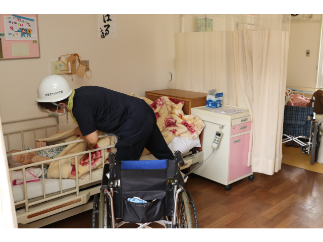 お部屋にいる方も誘導😲