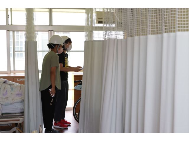 お部屋の方にも声をかけに🗣️