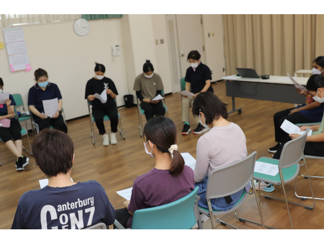 皆さんじっくりと聞き入っていました👂