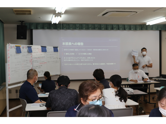 意見がまとまったところで本部長への報告を🗣️