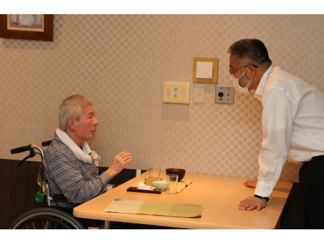 何やら漢同士語り合っていました🗣️