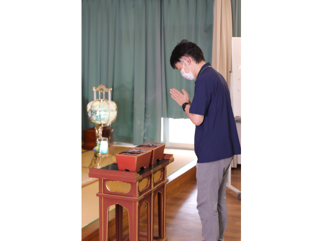 しっかり手を合わせていました🙏