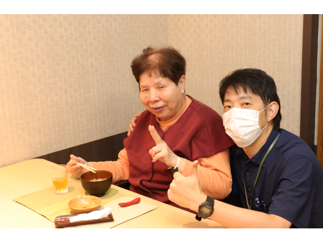 相談員さんとのツーショット📸