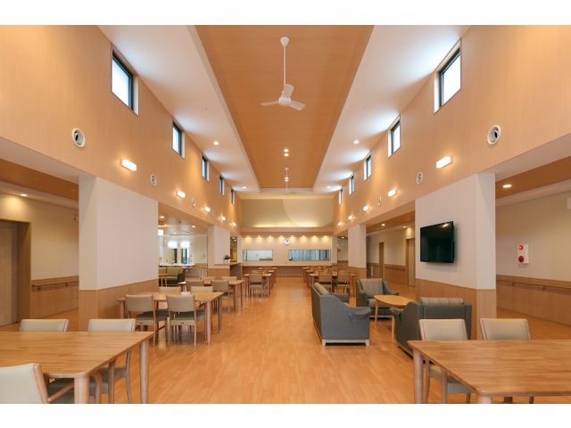 多床室食堂兼機能訓練室