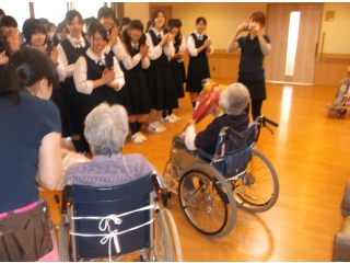 お花をもらいました
