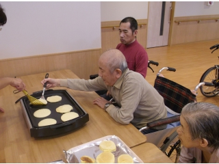 ホットケーキ焼き