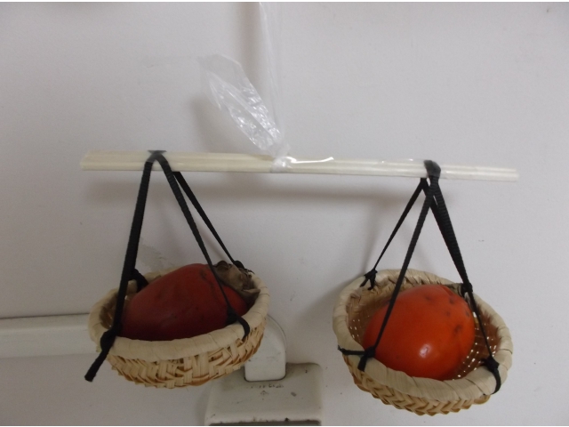 柿も本物です！