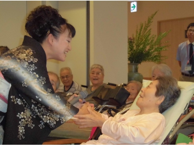 みんなと握手してくれました！
