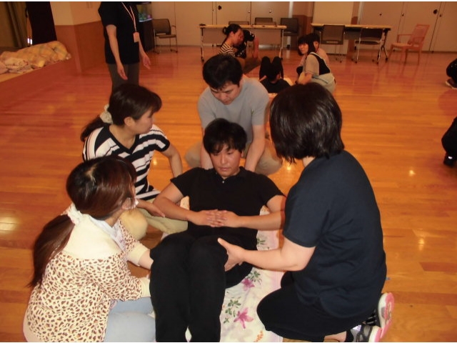 どこを支えれば楽になるかな？