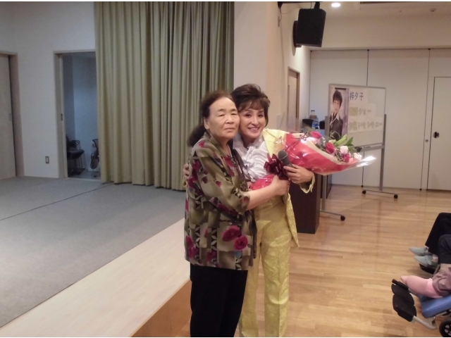 お礼の花束です