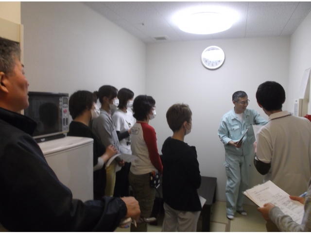 防災機器の取扱説明も行いました