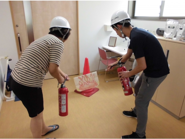 火災発生！初期消火