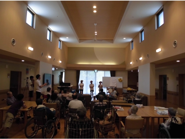 音楽を通じてふれあいの場に