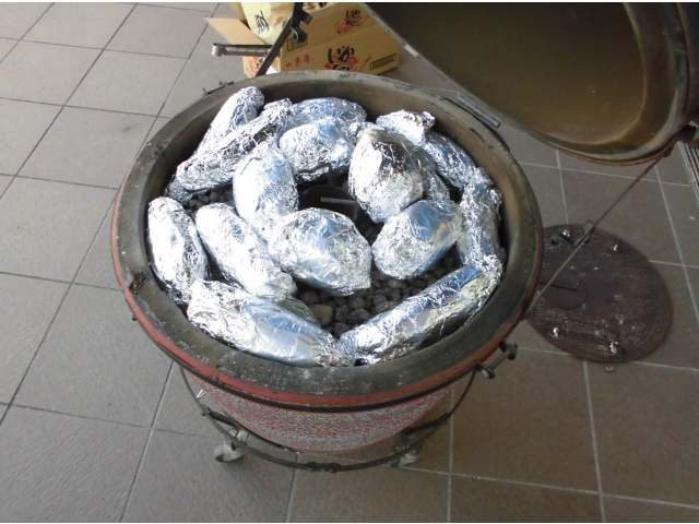 こんな感じで焼きます