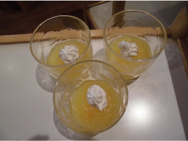 桃のジュレ（ミキサー食の方）