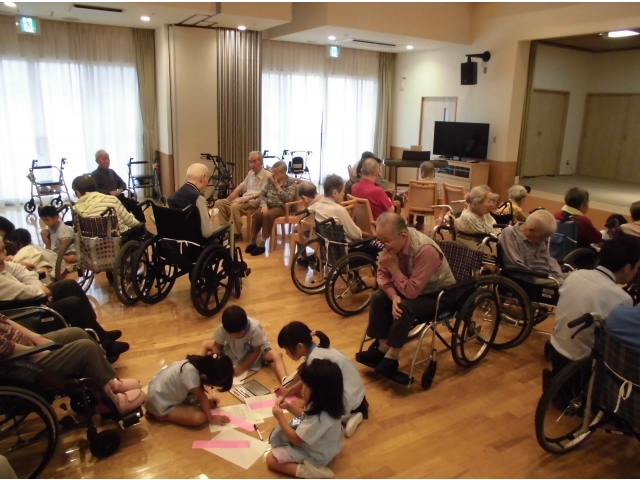 短冊に願い事書いて