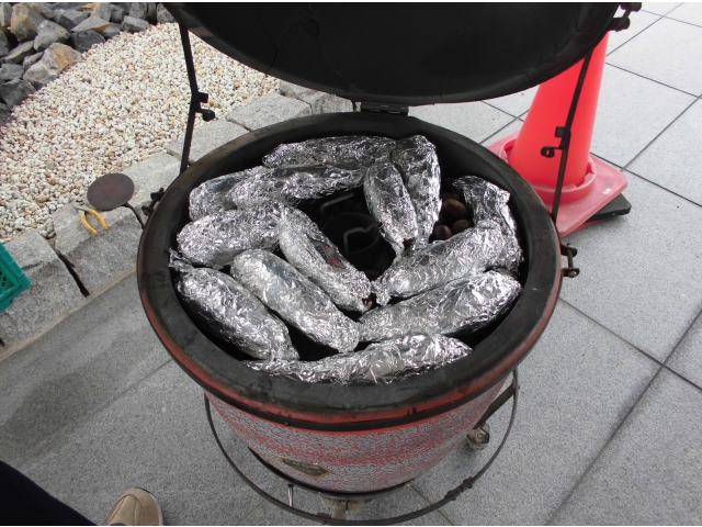 おやつに焼き芋も☆