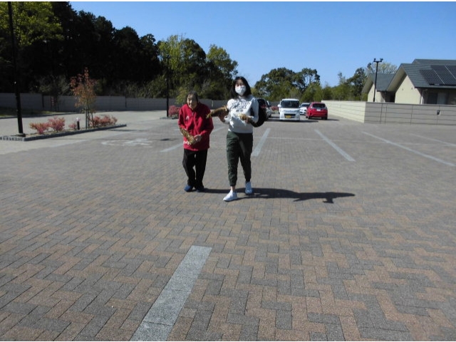 足取りも軽やか