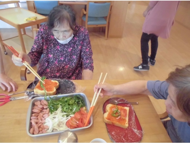 焼く前に食べそうになることも