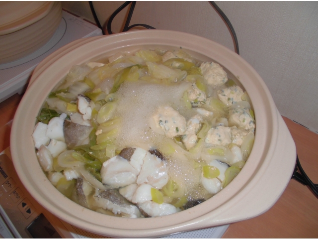 くつくつと煮えてます