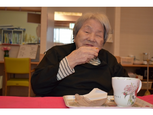 お茶菓子もおいしい。