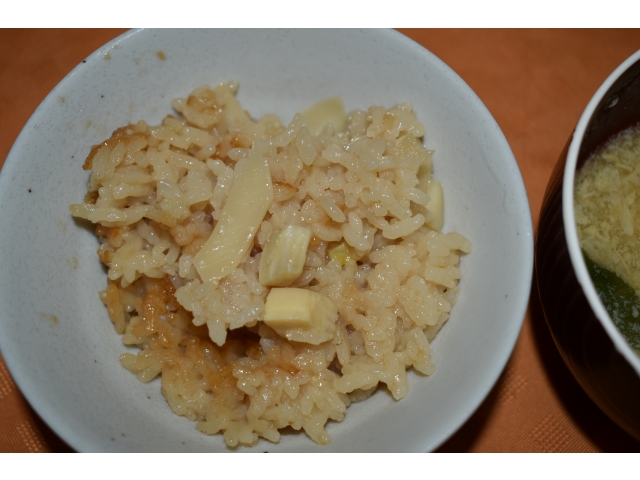 たけのこご飯出来上がり