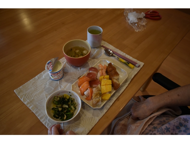 盛り付け完了です